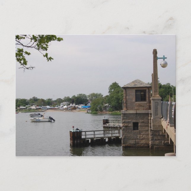 Cartão Postal Saudações de Long Island (Frente)