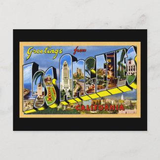 Cartão Postal Saudações de Los Angeles California