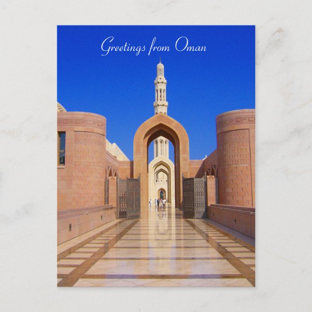 Cartão Postal saudações de mãe (Frente)