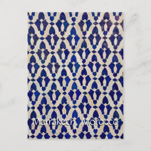 Cartão Postal Saudações de Marrakech Marrocos