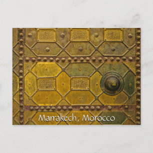 Cartão Postal Saudações de Marrakech Marrocos