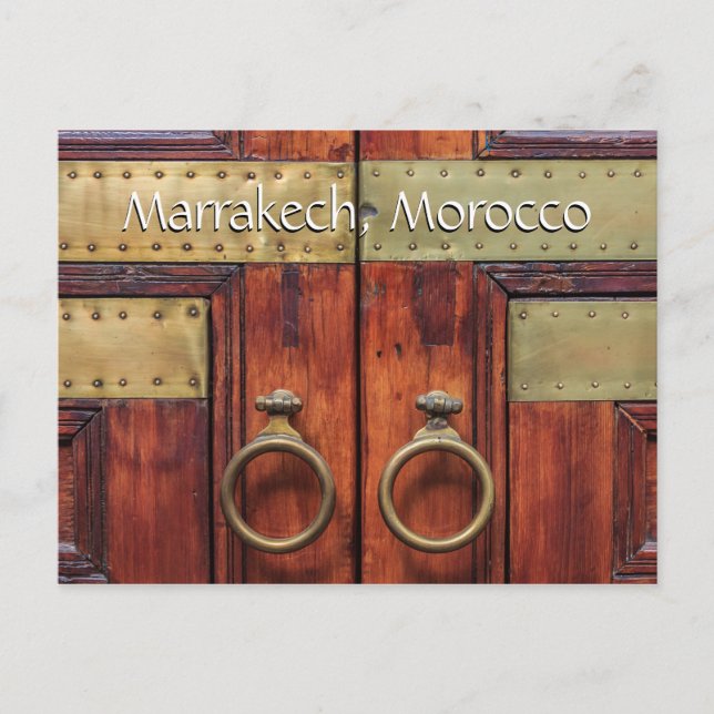 Cartão Postal Saudações de Marrakech Marrocos (Frente)