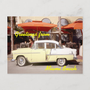 Cartão Postal Saudações de Miami Beach