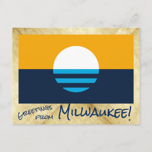 Cartão Postal Saudações de Milwaukee