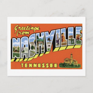 Cartão Postal Saudações De Nashville!