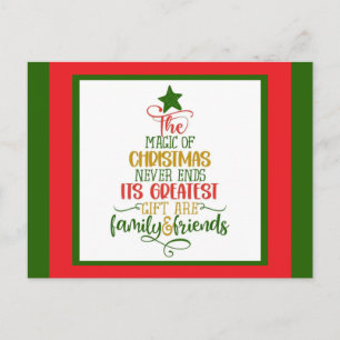 Cartão Postal Saudações de Natal