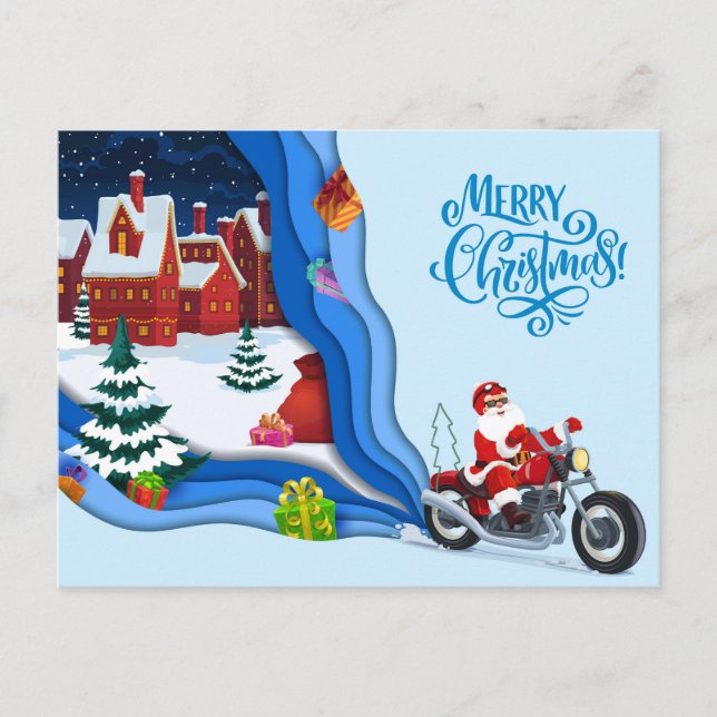 Cartão Postal Saudações de Natal (Frente)