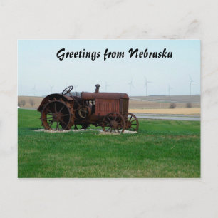 Cartão Postal Saudações de Nebraska