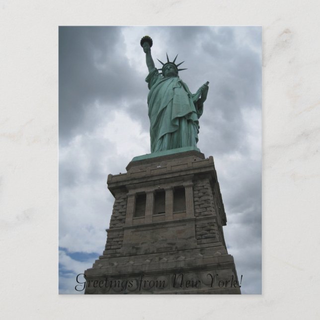 Cartão Postal Saudações de Nova Iorque! (Frente)