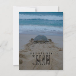 Cartão Postal Saudações de Omã