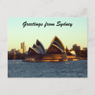 Cartão Postal saudações de ópera sydney