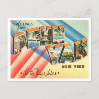 Saudações de Penn Yan, Nova Iorque, Lagos Dedos