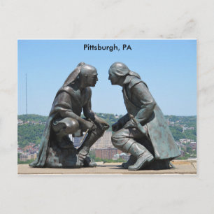 Cartão Postal Saudações de Pittsburgh, PA