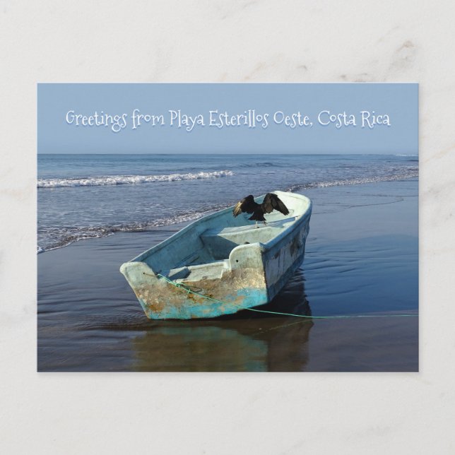 Cartão Postal Saudações de Playa Esterillos Oeste, Costa Rica (Frente)