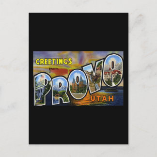 Cartão Postal Saudações de Provo Utah