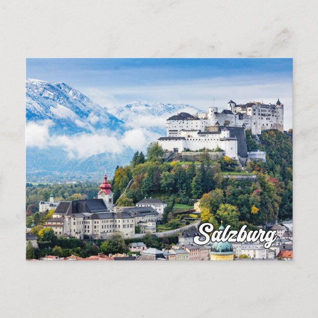 Cartão Postal Saudações De Salzburgo, Áustria (Frente)