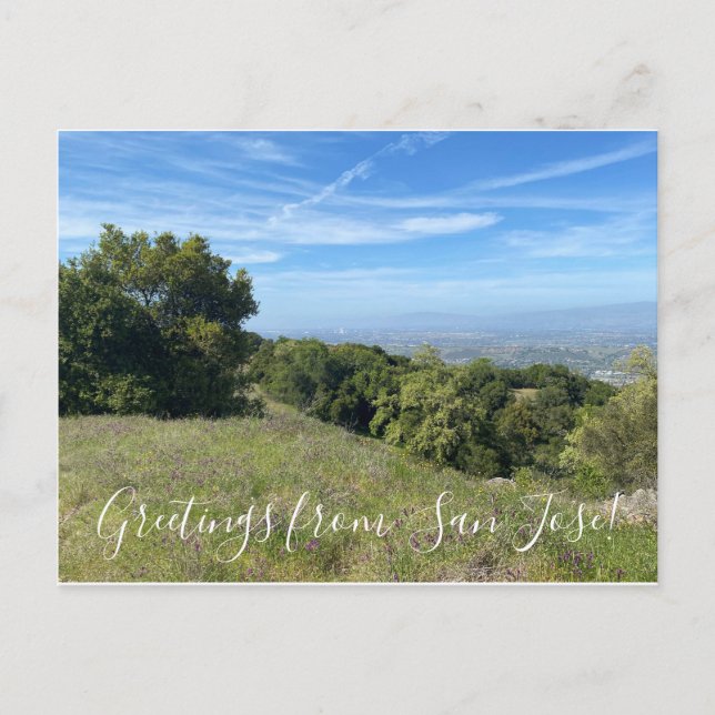 Cartão Postal Saudações de San Jose! (Frente)