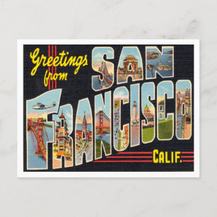 Cartão Postal Saudações de São Francisco, Viagem da Califórnia