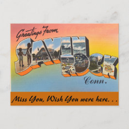 Cartão Postal Saudações de Savin Rock