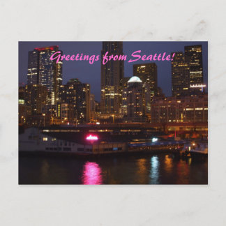 Cartão Postal Saudações de Seattle!