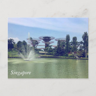 Cartão Postal Saudações de Singapura