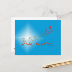 Cartão postal - Saudações de Trenó