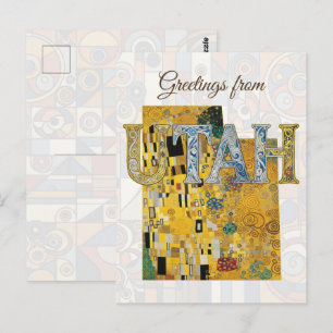 Cartão Postal Saudações de Utah