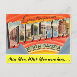 Cartão Postal Saudações de Williston