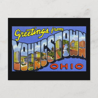 Cartão Postal Saudações de Youngstown Ohio