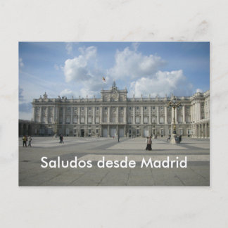Cartão Postal Saudações desde Madrid