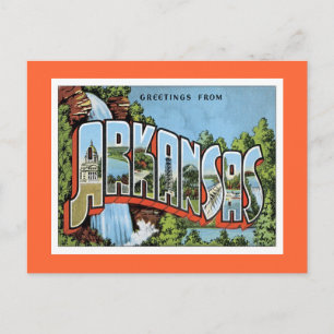 Cartão Postal Saudações Do Arkansas
