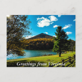 Cartão Postal Saudações Do Cartão-Postal Da Virgínia