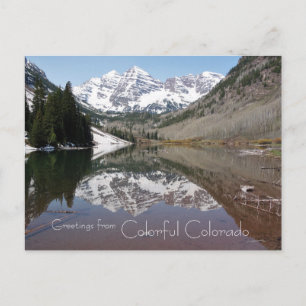 Cartão Postal Saudações do Colorful Colorado Postcard