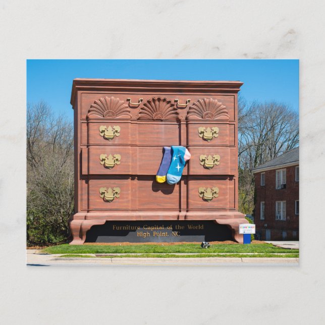 Cartão Postal Saudações do High Point, NC! (Frente)