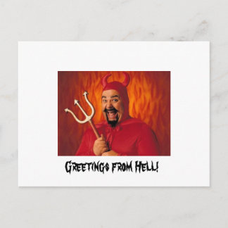 Cartão Postal Saudações do Inferno!