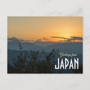 Cartão Postal Saudações do Japão Monte Fuji
