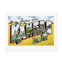 Saudações do Kansas! Vintage