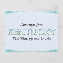 Cartão Postal Saudações do Kentucky