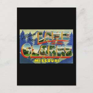 Cartão Postal Saudações do lago de Ozarks Missouri