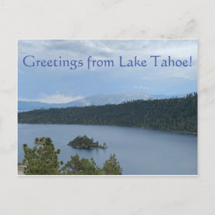 Cartão Postal Saudações do lago Tahoe!