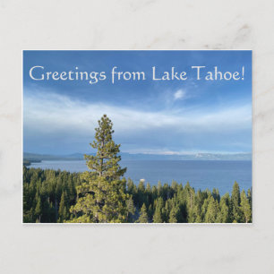 Cartão Postal Saudações do lago Tahoe
