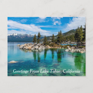 Cartão Postal Saudações do Lago Tahoe, Califórnia