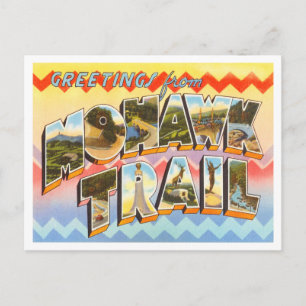 Cartão Postal Saudações do Mohawk Trail, Massachusetts Viagem