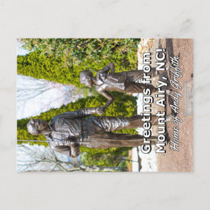Cartão Postal Saudações do Monte Airy, NC!