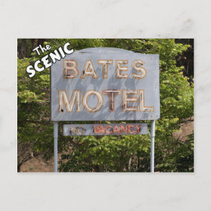 Cartão Postal Saudações Do Motel Scenic Bates