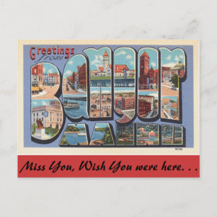 Cartão Postal Saudações do Novo Bangor