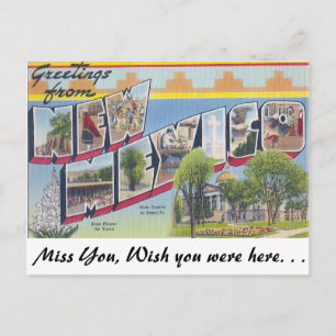 Cartão Postal Saudações do Novo México