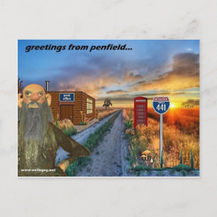 Cartão Postal saudações do penfield, nova iorque
