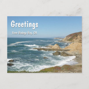 Cartão Postal Saudações do Postcard de Bodega Bay