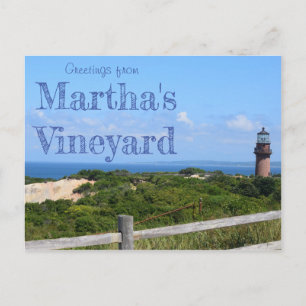 Cartão Postal Saudações do Postcard de Martha's Vineyard